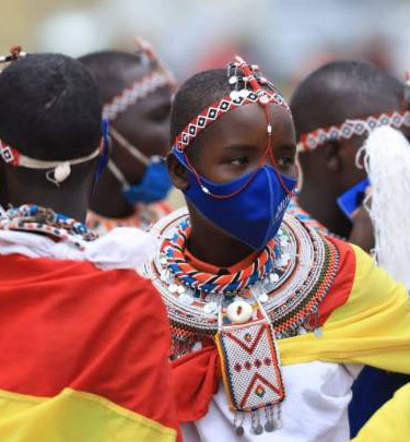 afrian people celebrating end to FGM